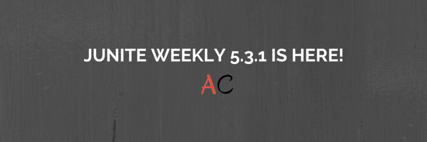 jUnite Weekly 5.3.1 is out!